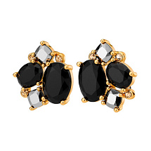 Серьги EMMA SG BLACK Dyrberg Kern 450112