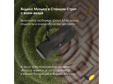 Умная портативная колонка Яндекс Станция Стрит с Алисой, черный (YNDX-00030BLK) - рис 10.