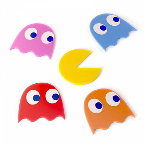 Набор подставок под стаканы Pac-Man - рис 3.