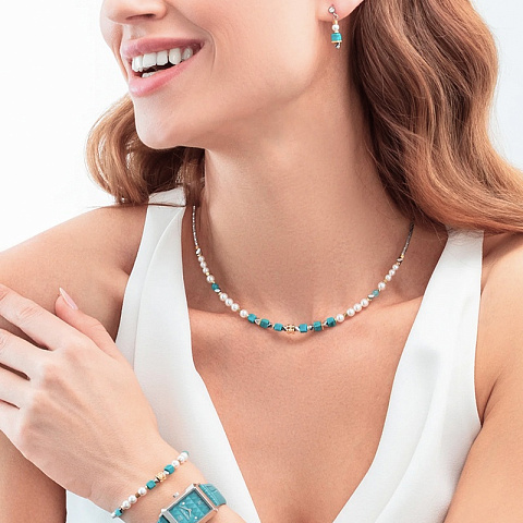 Колье Turquoise Coeur de Lion 4314/10-0600 - рис 3.