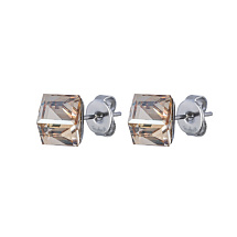 Пусеты Crystal Champagne Fiore Luna SWE0127/2 CH S