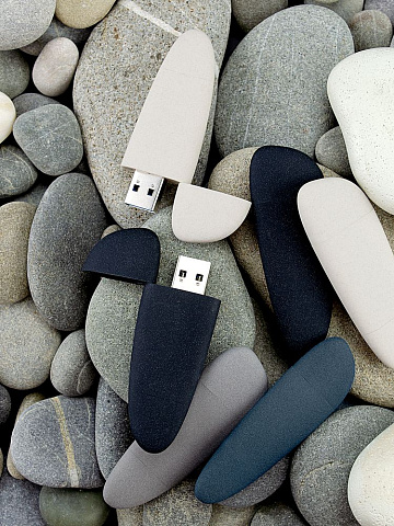 Флешка Pebble Type-C, USB 3.0, серая, 32 Гб - рис 10.