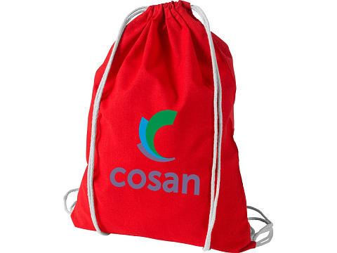 Рюкзак хлопковый Oregon, красный - рис 3.