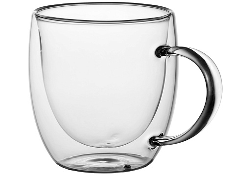 Кружка с двойными стенками на подставке с ложкой Teatrio - рис 2.