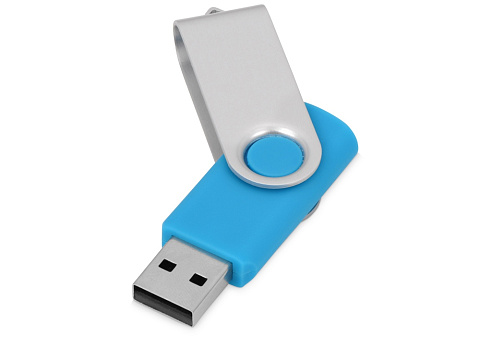 Флеш-карта USB 2.0 16 Gb «Квебек», голубой - рис 2.