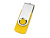 Флеш-карта USB 2.0 16 Gb Квебек, желтый - миниатюра