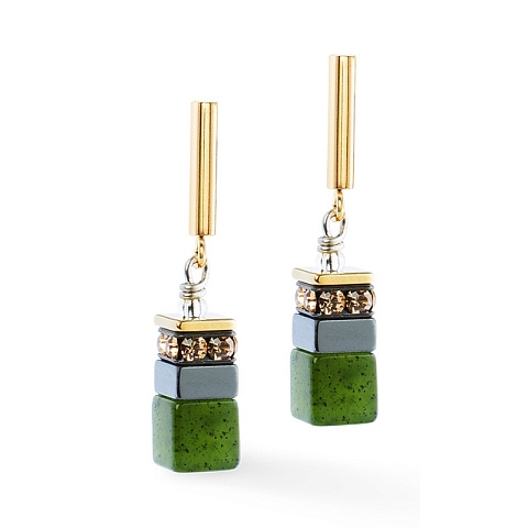 Серьги Green Coeur de Lion 3017/21-0500