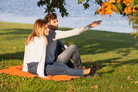 Плед для пикника Soft & Dry, оранжевый - рис 11.