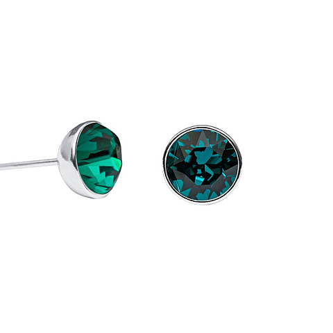 Пусеты Emerald Fiore Luna SWE298 EM S - рис 2.