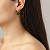 Серьги BEGONIA SG EMERALD GREEN Dyrberg Kern 470105 - миниатюра - рис 4.