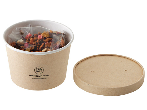 Чай травяной Вишневый пунш в картонном стаканчике, 50 гр. - рис 3.