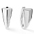 Серьги Silver Coeur de Lion 0152/21-1700 - миниатюра - рис 2.