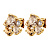 Серьги MINNIE SG GOLDEN Dyrberg Kern 480159 - миниатюра - рис 4.