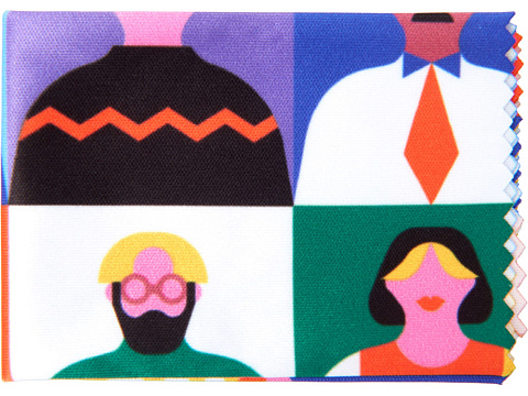 Салфетка для протирания очков с возможностью полноцветной печати - рис 4.