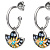 Серьги Fiore Luna AE03598-1A - миниатюра - рис 2.