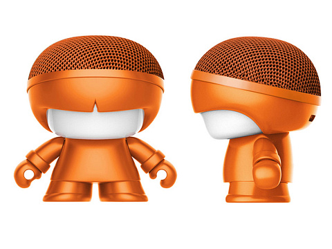 Портативная колонка Bluetooth XOOPAR mini Xboy Metallic, оранжевый - рис 2.