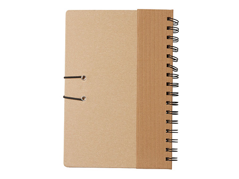 Крафтовый блокнот А5 в твердой обложке Saharan Cypress, 80 листов 70 гр/м2 бумаги, натуральный - рис 3.