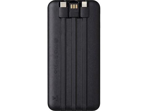Внешний беспроводной аккумулятор c QC/PD Арти, 10000 mAh, черный - рис 4.
