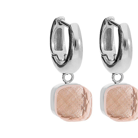 Серьги Firenze apricot Qudo 300381 R/S - рис 2.