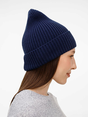 Шапка Catch Match, темно-синяя - рис 8.