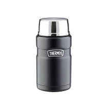 Термос из нерж. стали тм THERMOS SK3020-BK (Matte Black) Food Jar 0.710L, черный