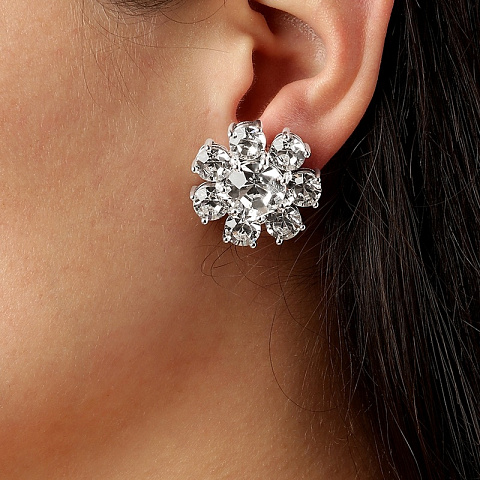 Серьги AUBRA SS CRYSTAL Dyrberg Kern 460504 - рис 2.