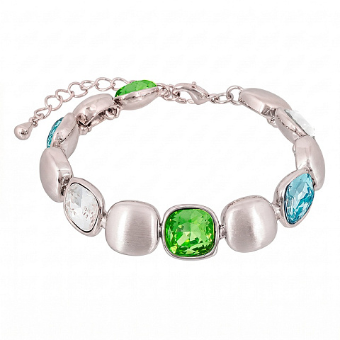 Браслет Cristal, Light blue, Green