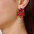 Серьги DRAGO SG RED / PINK Dyrberg Kern 470064 - миниатюра - рис 3.