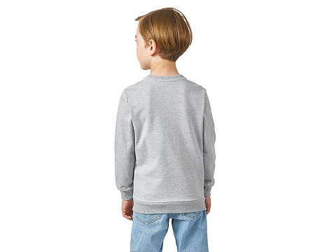Свитшот Motion детская_10, серый меланж - рис 2.