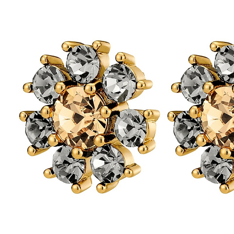 Серьги AUDE SG GREY /GOLDEN Dyrberg Kern 450097 - рис 3.