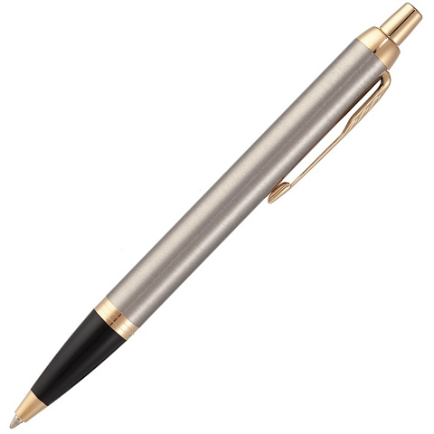 Ручка шариковая Parker IM Core K321 Brushed Metal GT M - рис 4.