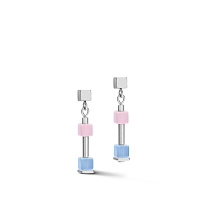 Серьги Fine Pastel Blue-Rose