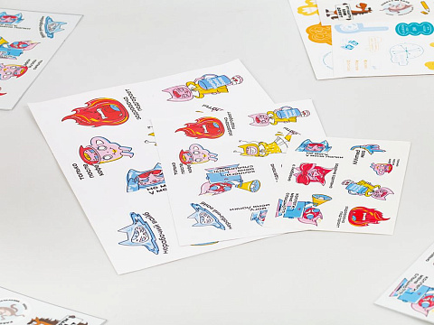 Наклейки из ПВХ Sticker Pack на заказ, M - рис 3.