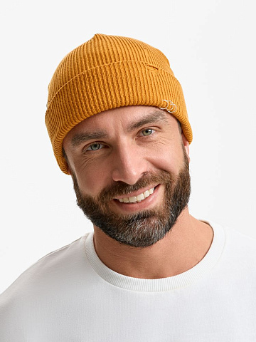 Шапка Ribelle, темно-желтая (горчичная) - рис 7.