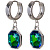 Серьги Virtual Green Fiore Luna *LE6115 S - миниатюра - рис 3.