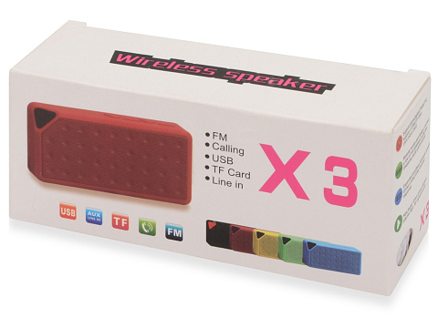 Портативная колонка Bermuda с функцией Bluetooth, черный - рис 6.