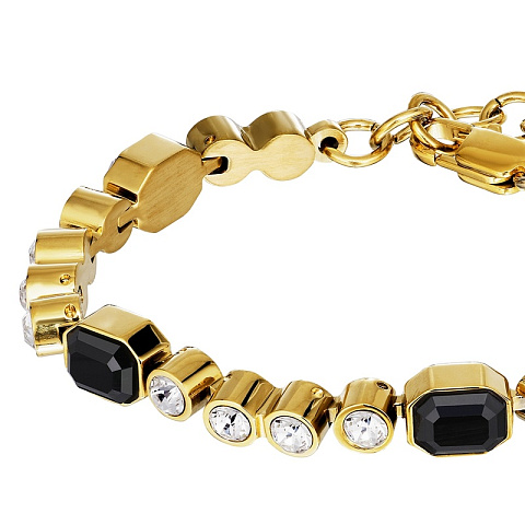 Браслет GRIVNA SG BLACK / CRYSTAL Dyrberg Kern 470091 - рис 3.