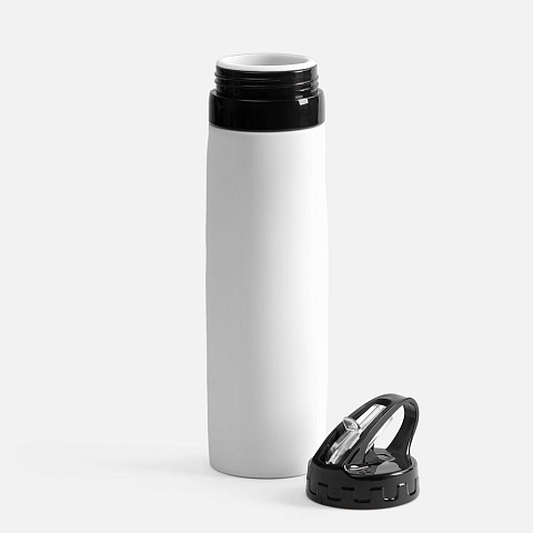 Складная бутылка для воды Langfossen, белая - рис 3.