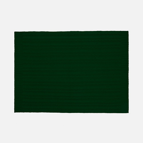 Плед Remitti, темно-зеленый (хвойный) - рис 5.