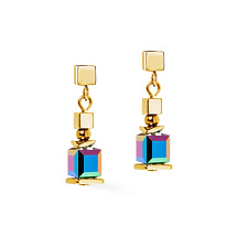 Серьги Multicolour Gold Coeur de Lion 2100/21-1516