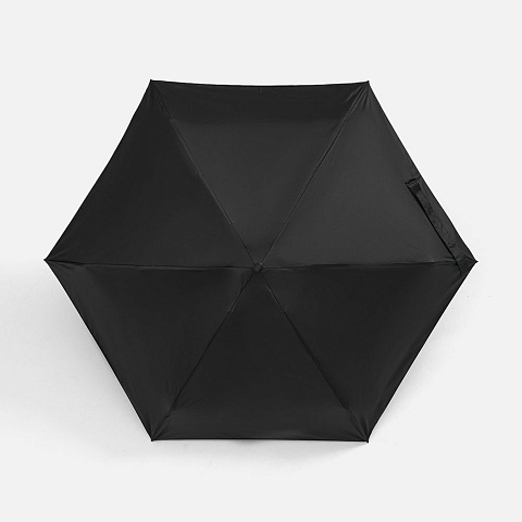 Зонт складной RainCase в чехле-сумке, черный - рис 3.