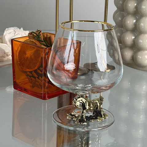 Набор из 2 бокалов для коньяка Лошадь - рис 3.