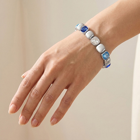 Браслет Cristal, Light blue, Blue - рис 3.