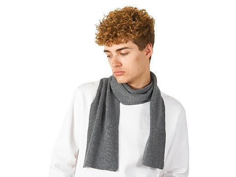 Шарф Dunant, темно-серый меланж - рис 2.