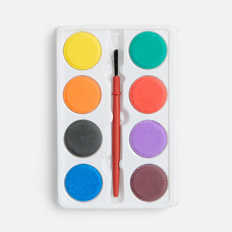 Краски Artmony, 8 цветов с кисточкой - рис 4.