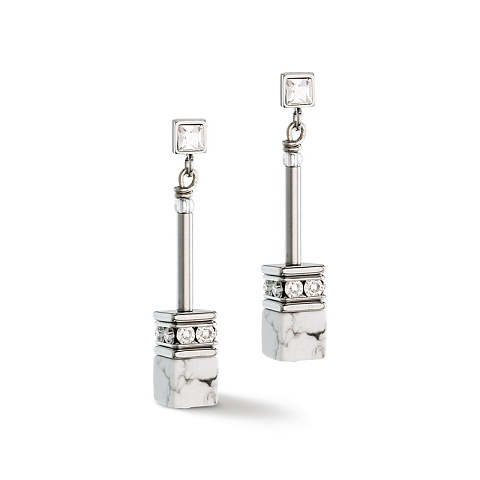 Серьги White Coeur de Lion 3035/21-1400