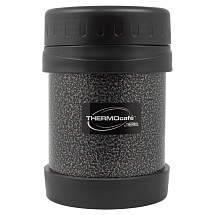 Термос из нерж. стали для еды тм ThermoCafe HAMJNL-350FJ Hammertone Coating, 0.35L, серый