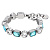 Браслет ALAYA SS AQUA / CRYSTAL Dyrberg Kern 460031 - миниатюра