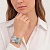 Браслет на бежевом кожаном ремешке - миниатюра - рис 2.