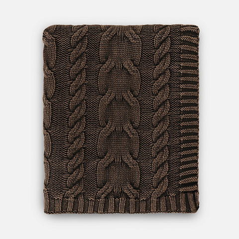 Плед Hygge, коричневый - рис 2.